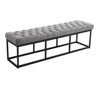 Banquette Amun B Tissu , Gris/150 cm Gris G