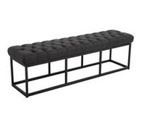 Banquette Amun B Tissu , Gris foncé/150 cm Gris foncé G