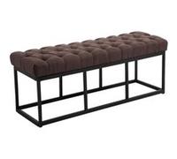 Banquette Amun B Tissu , Marron/120 cm Marron G