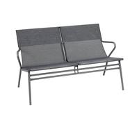 Banquette Assise Basse Grand Confort - Vence - Batyline® Duo - Gris Obsidian - Lafuma Mobilier