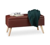 Banquette avec couvercle pour rangement coffre à jouets ottoman design 120 kg