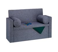 Banquette avec dossier coffre de rangement design 2 places léger 300 kg doux