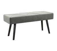 Banquette Bout De Lit Design Contemporain Noir Gris Gris