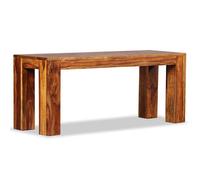 Banquette bout de lit - Utilisations multiples - Banc Bois massif 110x35x45 cm@EU12401944