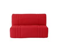 Banquette BZ DREAM Tissu 100% Coton Couchage 140 190 cm Classique Moelleu Rouge