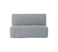 Banquette BZ DREAM - Tissu 100% Coton gris clair - Couchage 140 x 190 cm