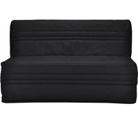 Banquette BZ Joe - Tissu noir - 3 places - L 143 x P 97 cm - France
