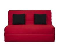 Banquette BZ ORLANDO 140x190, matelas Dunlopillo, rouge Rouge G