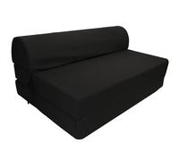 Banquette chauffeuse 2 places Coton - Noir