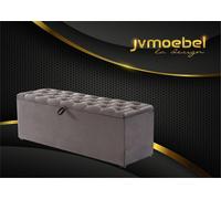 Banquette Chesterfield Desing Moderne Ottomane Pouf Deux places Textile Nouveau