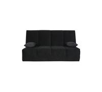 Banquette Clic-Clac 130 LOS ANGELES angel noir - matelas Dunlopillo