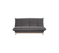 Banquette clic-clac - 2/3 places - Tissu Gris - 192 x 98 x 92 cm - TOUNDRA