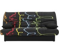 Banquette clic clac 3 places - Motif graffiti - Style Contemporain - L 190 x P92 cm - DREAM