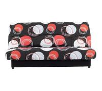 Banquette clic-clac - 3 places - Planète Noir - 190 x 90 x 92 cm - PIXIE