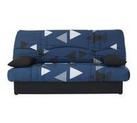 Banquette clic clac 3 places tissu Bikini Style contemporain L 190 P 92 cm DREAM B