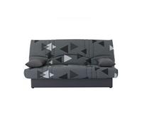 Banquette clic clac 3 places tissu Bikini Style contemporain L 190 P 92 cm DREAM G