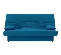 Banquette clic clac 3 places - Tissu bleu canard - 190 x 92 cm bleu G