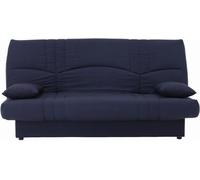 Banquette clic clac 3 places - Tissu bleu foncé - Style Contemporain - L 190 x P 92 cm - DREAM