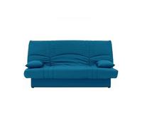 Banquette clic clac 3 places Tissu canard Style Contemporain L 190 P92 cm DREAM Bl