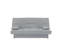 Banquette clic clac 3 places Tissu clair Style Contemporain L 190 P92 cm DREAM Gri