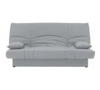 Banquette clic clac 3 places Tissu clair Style Contemporain L 190 P92 cm DREAM Gri