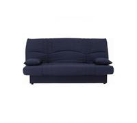 Banquette clic clac 3 places Tissu foncé Style Contemporain L 190 P 92 cm DREAM B