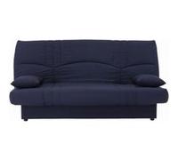 Banquette clic clac 3 places Tissu foncé Style Contemporain L 190 P 92 cm DREAM B Bleu G