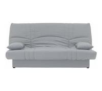 Banquette clic clac 3 places - Tissu gris clair - 190 x 92 cm gris G