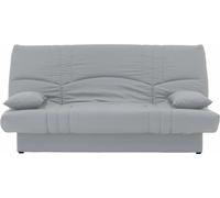 Banquette clic clac 3 places - Tissu gris clair - Style Contemporain - L 190 x P92 cm - DREAM