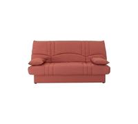 Banquette clic clac 3 places - tissu Terracotta - Style contemporain - L 190 x P 92 cm - DREAM