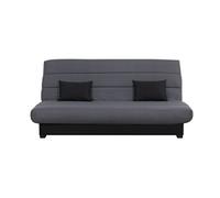 Banquette convertible Clic clac OLIVIA - RELAXIMA - Couchage 130 x 190, rangement intégré, pearl gris
