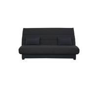 Banquette convertible Clic clac SALMA - RELAXIMA - couchage 130 x 190, rangement intégré, pearl noir