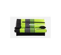 Banquette clicclac 3 places Coton Piste 190 92 96 cm DREAM