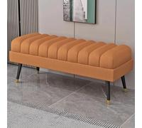Banquette Coffre de Rangement élégante, Banquette d'extrémité de lit rembourrée, Siège Moderne pour l'entrée, idéal pour la Chambre à Coucher, Le Salon et l'organisation du Placard 80×40×43CM