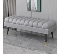 Banquette Coffre de Rangement élégante, Banquette d'extrémité de lit rembourrée, Siège Moderne pour l'entrée, idéal pour la Chambre à Coucher, Le Salon et l'organisation du Placard 60×40×43CM