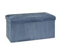 Banquette Coffre Pliable "Arum" 76cm Bleu Encre