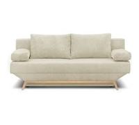 Banquette con ible 3 places Coffre de rangement Tissu velours côtelé L 190 H 92 P