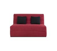 Banquette convertible BZ ESTEBAN - RELAXIMA - Couchage 160 x 200, cape framboise