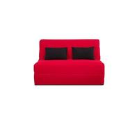 Banquette convertible BZ SALMA - RELAXIMA - Couchage 140 x 190, pearl rouge