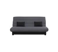 Banquette convertible Clic clac CECILIA - RELAXIMA - Couchage 130 x 190, rangement intégré, pearl gris