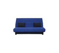 Banquette convertible Clic clac SALMA - RELAXIMA - Couchage 130 x 190, rangement intégré, pearl marine