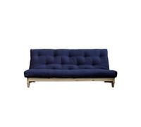 Banquette convertible FRESH pin coloris marine couchage 140x200 cm.