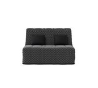Banquette convertible GAIA BZ , couchage 160x200, avec 2 coussins OFFERTS, Géometrik noir