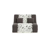 Banquette convertible GAIA BZ , couchage 160x200, avec 2 coussins OFFERTS, taupe plumes