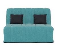 Banquette convertible GAIA BZ , couchage 160x200, avec 2 coussins OFFERTS, Turquoise
