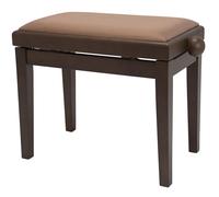 Banquette De Piano Pianelli Nussbaum Mat, Rembourrage Marron Réglable En Hauteur