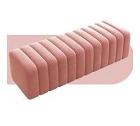 Banquette d'entrée rose - Meuble de couloir élégant - Sièges polyvalents pour chambre à coucher et salon - Banquette de 100 cm pour un usage domestique et commercial