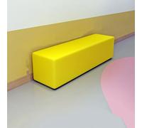 Banquette en forme de vague Collection de canapés for l'aire de repos de la salle de danse des jardins d'enfants et des centres de formation de la salle d'activités du musée des sciences(150x40x40cm)