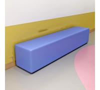 Banquette en forme de vague Collection de canapés for l'aire de repos de la salle de danse des jardins d'enfants et des centres de formation de la salle d'activités du musée des sciences(200x40x40cm)