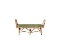 Banquette en rotin clair Pistacia